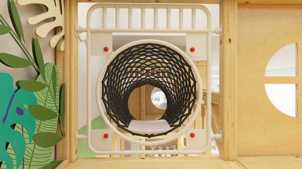 An 80m² Creative Kids Cafe Design