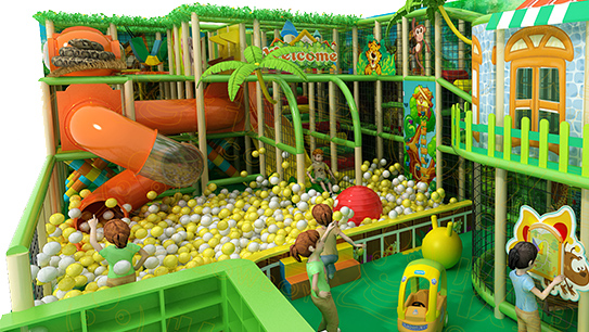 Forest-Themed Children's Playground Design in the USA