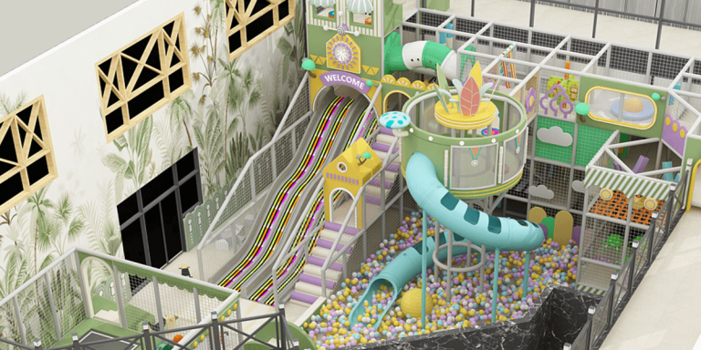 Shandong Rizhao Hot Spring Indoor Children's Playground, China