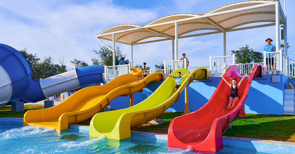Water Park kid water slide