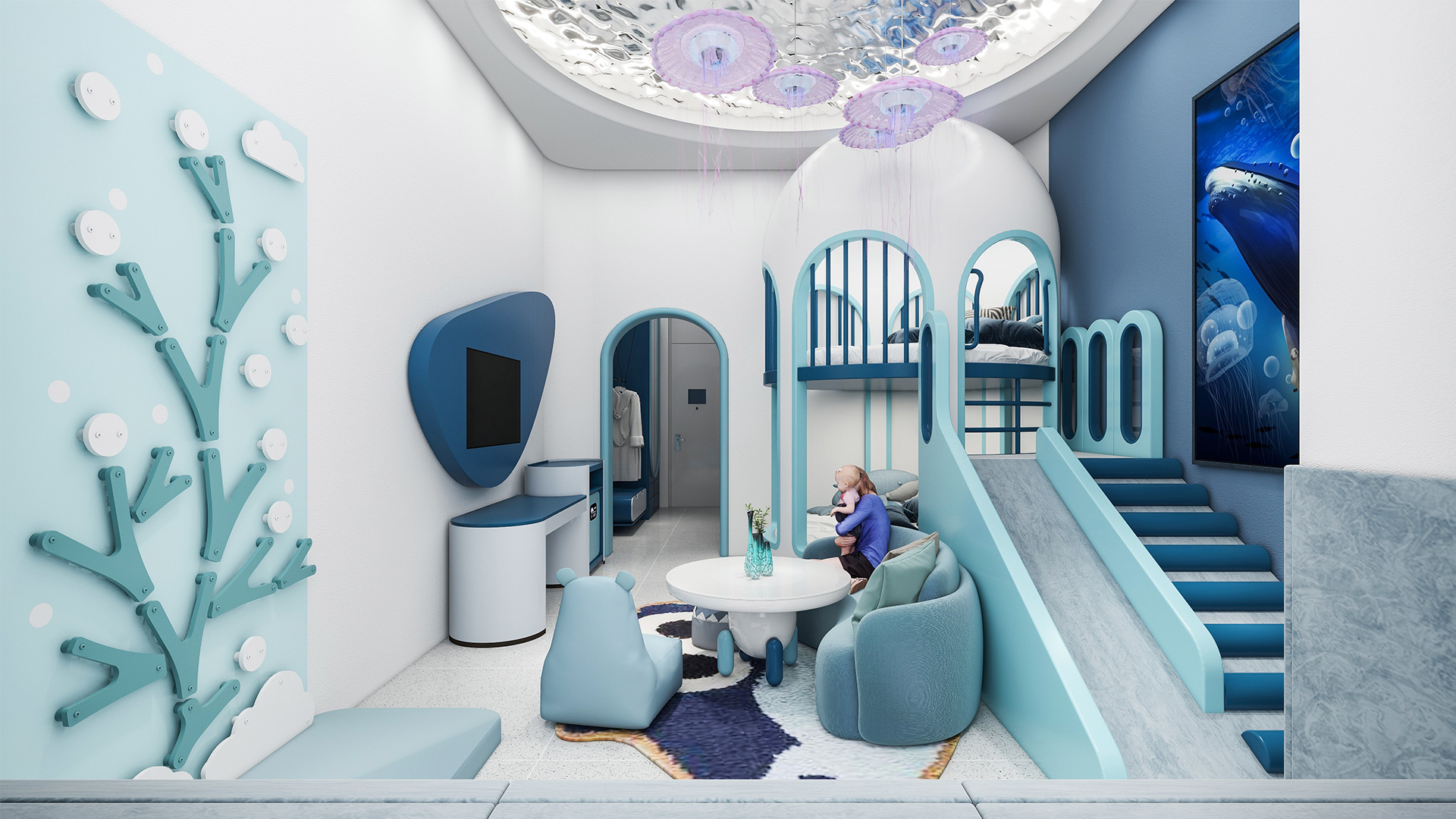 Zhuhai Coastal Ocean-Themed Family Suite