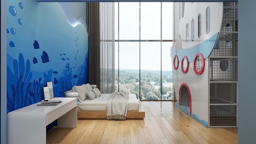 Senbola Underwater Fantasy Family Room with Customized Play Equipment