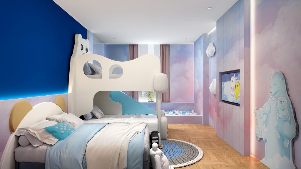 Meilin Lake Hotel Family-Themed Rooms Design by MooTon Group