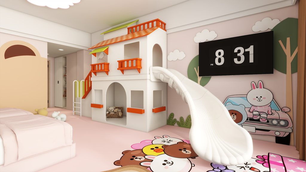Taishan Kangqiao Hot Spring Themed Family Room Customization