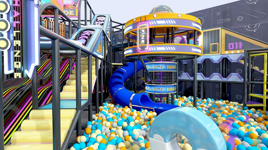 Indoor children’s adventure park in Uzbekistan