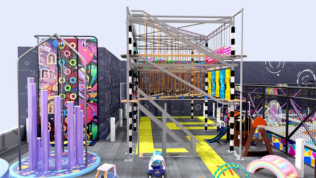 Indoor children’s adventure park in Uzbekistan