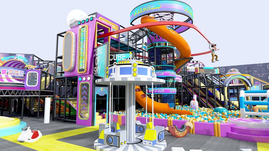 Indoor children’s adventure park in Uzbekistan