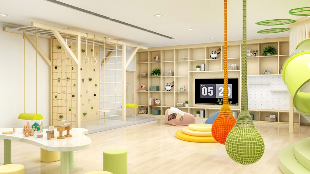 Nouf International School Indoor Playground Setup, KSA