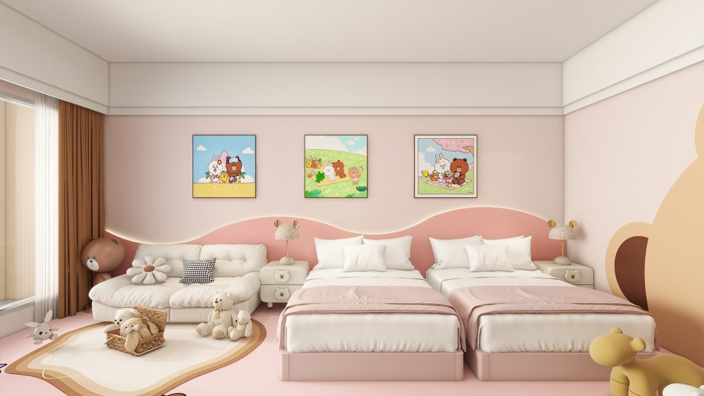 Taishan Kangqiao Hot Spring Themed Family Room Customization