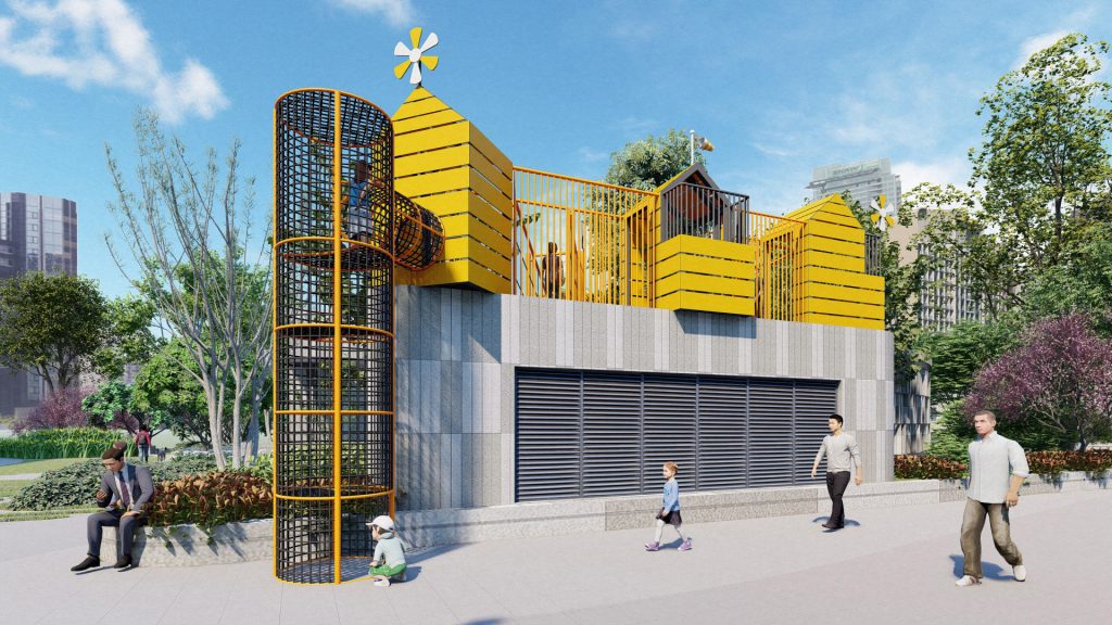 Chongqing Jiangbeizui No. 5 Real Estate Playground
