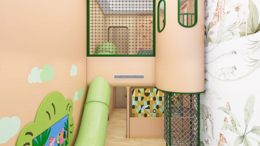 Giraffe Hotel Kids Room | The Long-Necked Forest Adventure Camp