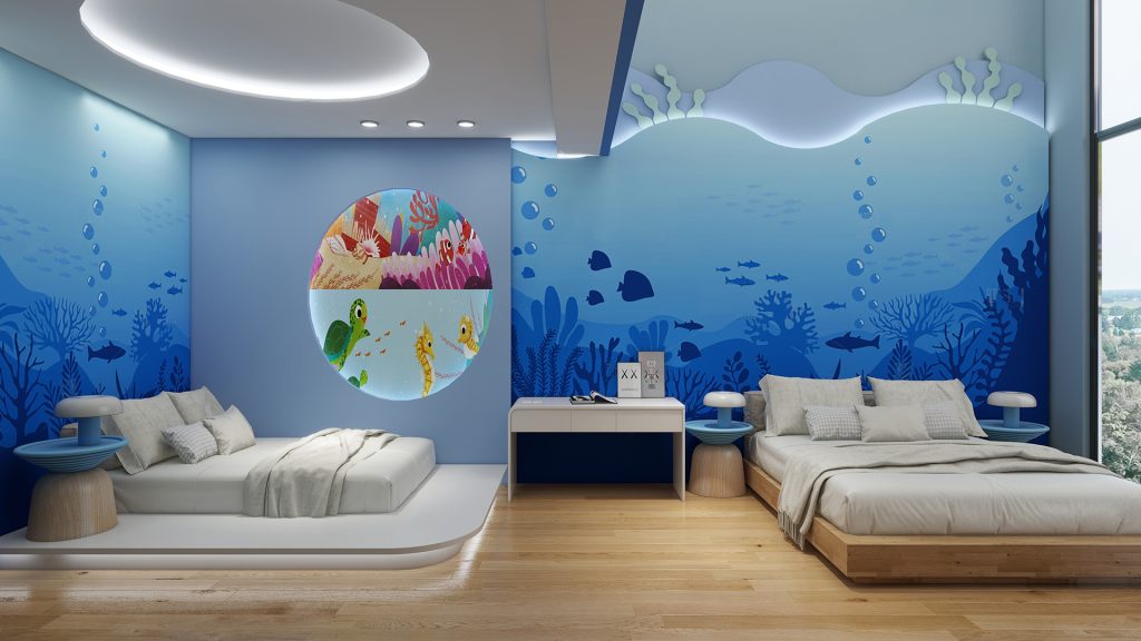 Senbola Underwater Fantasy Family Room with Customized Play Equipment