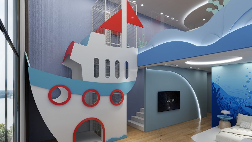 Senbola Underwater Fantasy Family Room with Customized Play Equipment