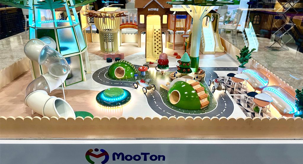 Solutions for outdoor playgrounds, water parks, indoor play centers, kindergarten setups, and family play spaces.