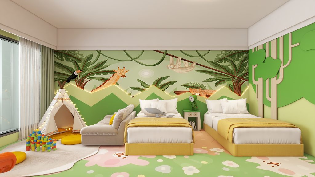 Taishan Kangqiao Hot Spring Themed Family Room Customization