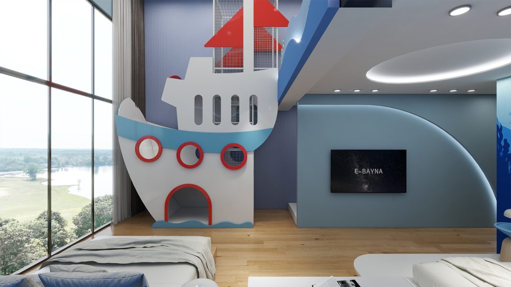 Senbola Underwater Fantasy Family Room with Customized Play Equipment