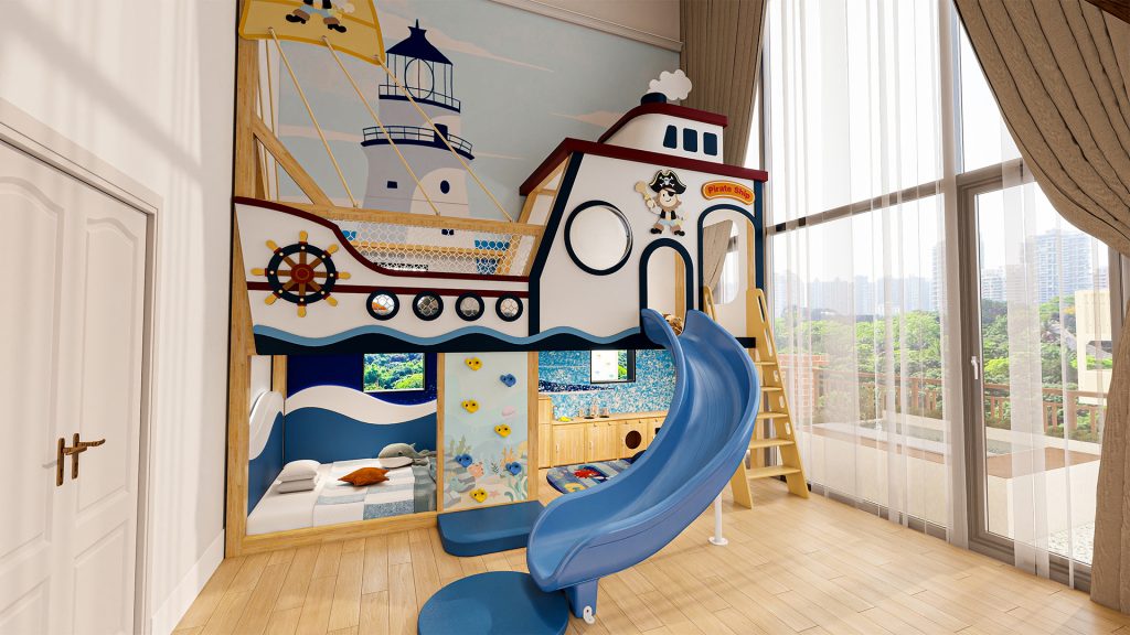 MooTon × Fogang Customized "Pirate Adventure" Themed Family Room