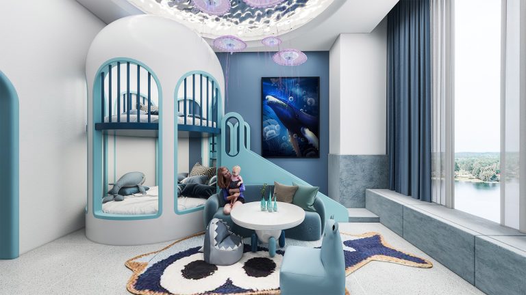 Ocean-Themed Family Suite for Hotel in Zhuhai, China