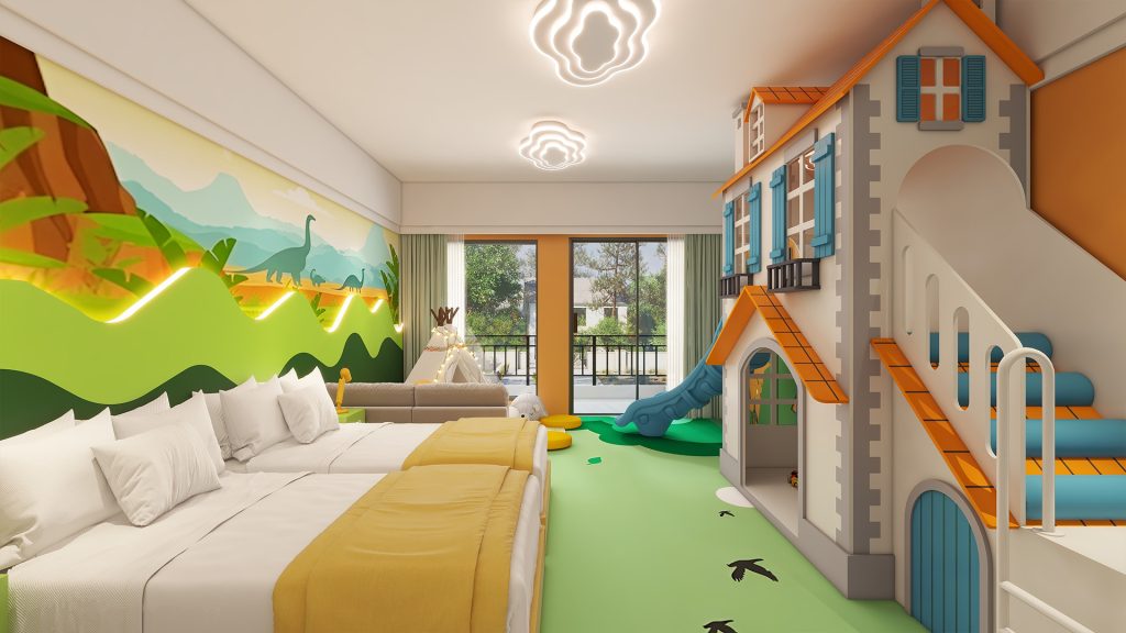 Taishan Kangqiao Hot Spring Themed Family Room Customization