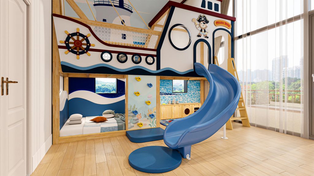 MooTon × Fogang Customized "Pirate Adventure" Themed Family Room