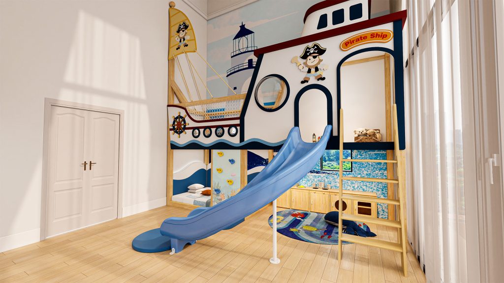 MooTon × Fogang Customized "Pirate Adventure" Themed Family Room