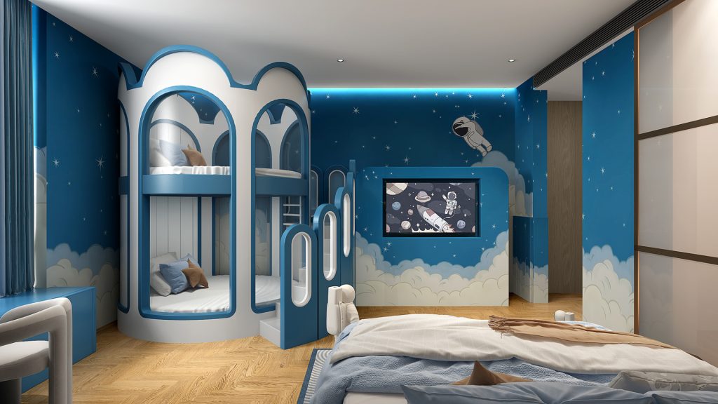 Meilin Lake Hotel Family-Themed Rooms Design by MooTon Group