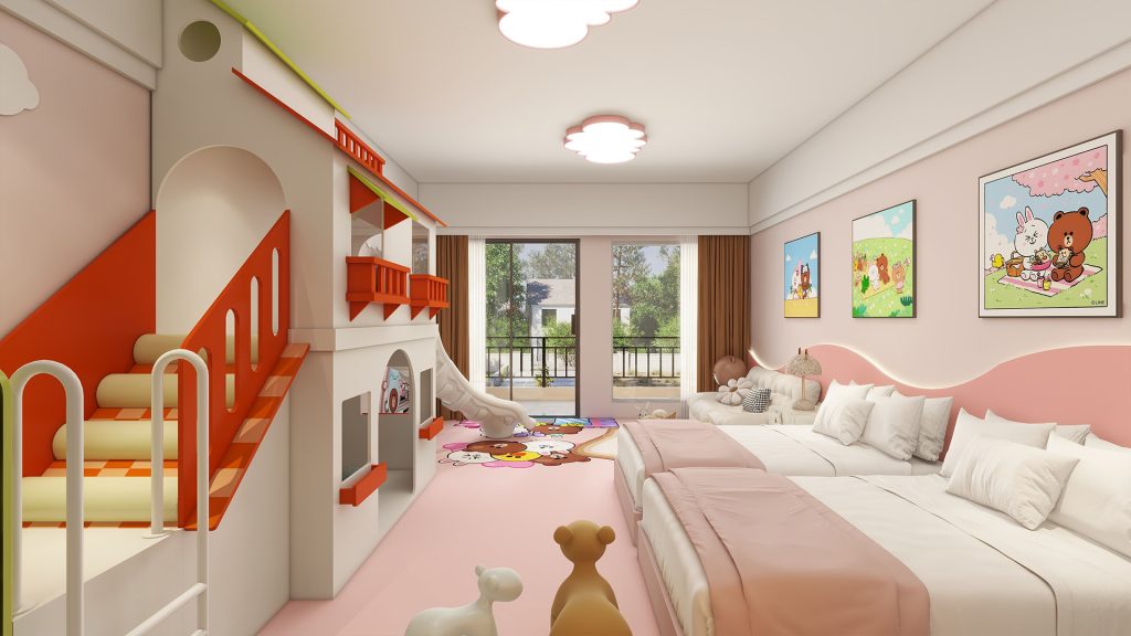 Taishan Kangqiao Hot Spring Themed Family Room Customization