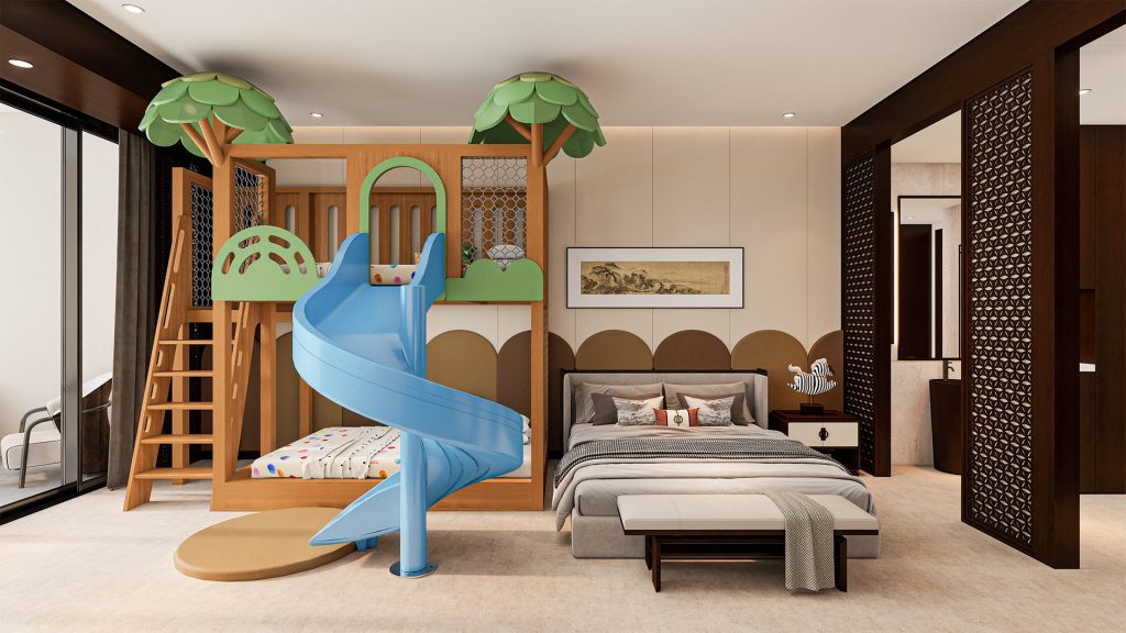 shenzhen yinshan resort – hotel family room design & build 3