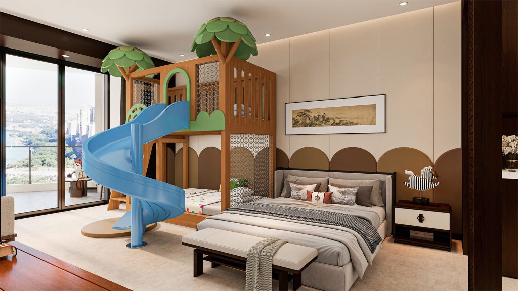 shenzhen yinshan resort – hotel family room design & build 4