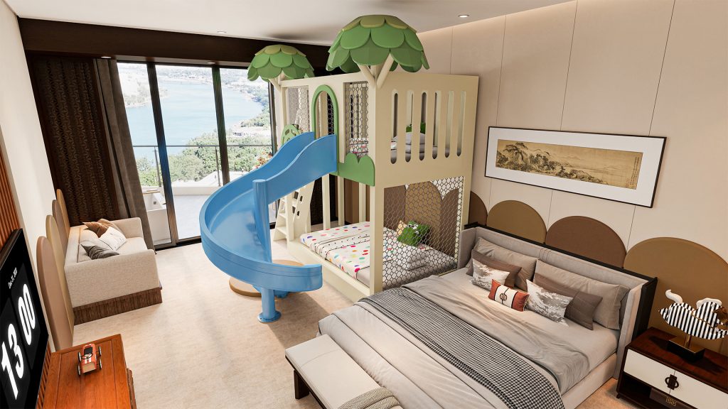 shenzhen yinshan resort – hotel family room design & build1