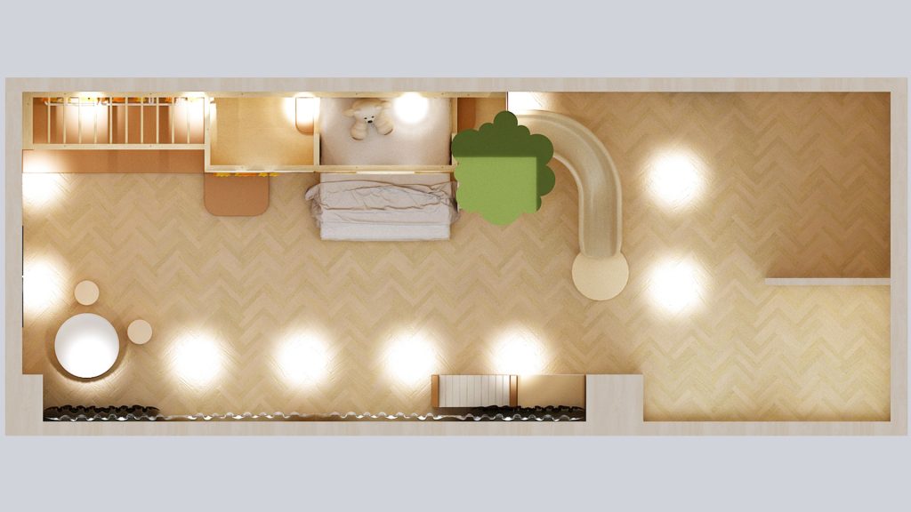 Shandong Theme Family Suite Design for Hotel