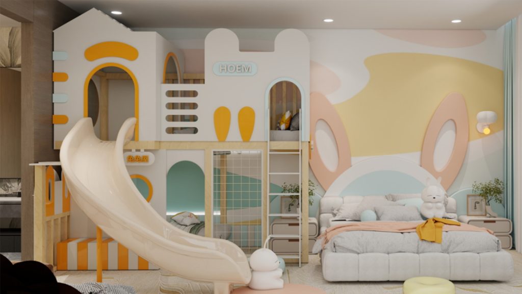 Shandong Theme Family Suite Design for Hotel