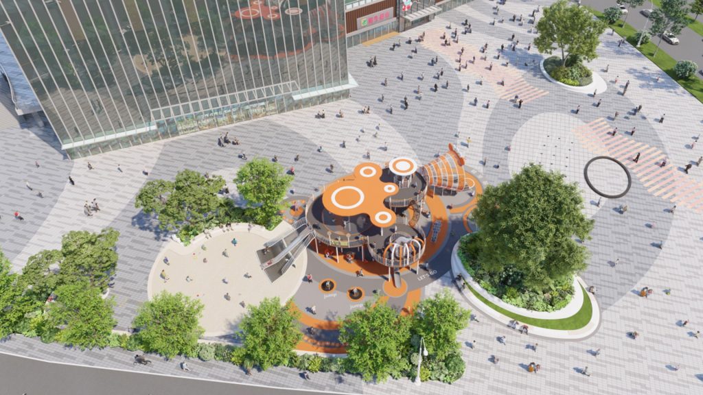 Foshan Yueran Plaza · Children's Non-Powered Playground Equipment