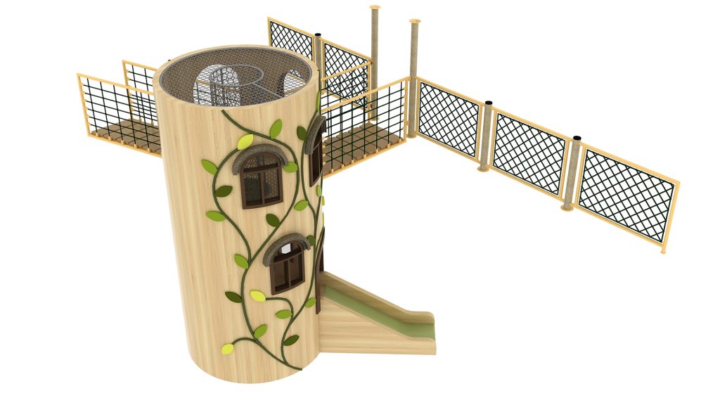 Forest-themed Treehouses Family Indoor Room and Age-Restricted Playroom