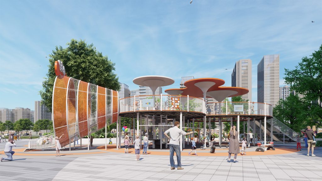 Foshan Yueran Plaza · Children's Non-Powered Playground Equipment