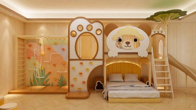 Shandong Theme Family Suite Design for Hotel