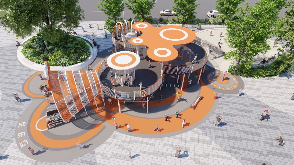 Foshan Yueran Plaza · Children's Non-Powered Playground Equipment