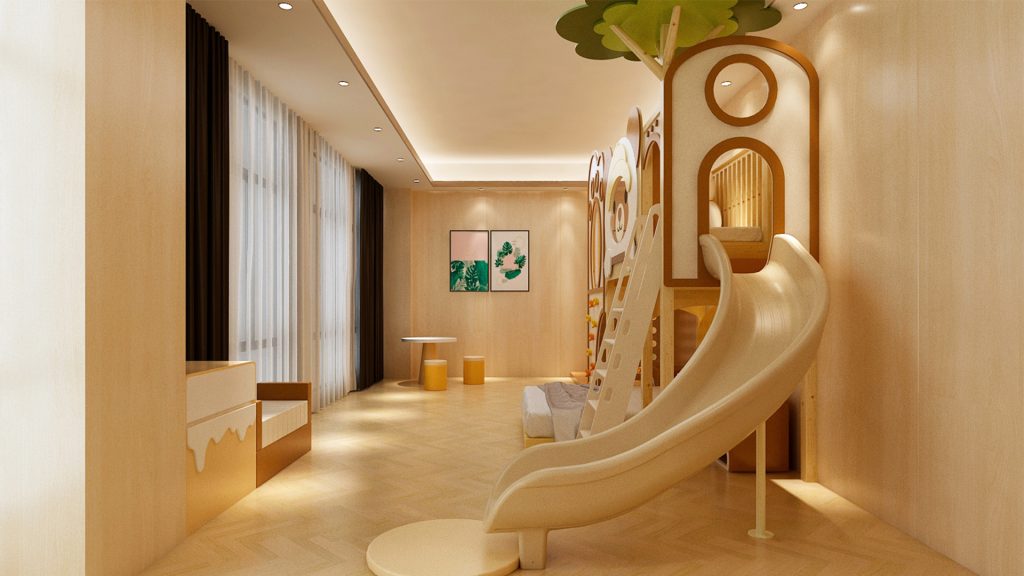 Shandong Theme Family Suite Design for Hotel