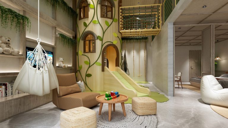 Forest-themed Treehouses Family Room For Hotel in Sanya