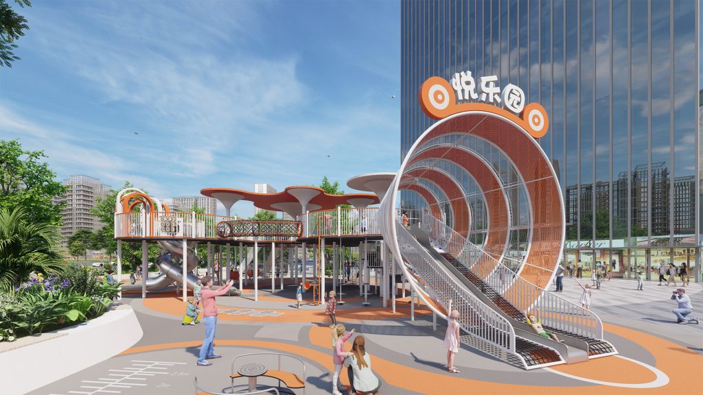 Foshan Yueran Plaza · Children's Non-Powered Playground Equipment