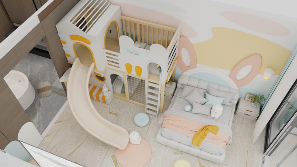 Shandong Theme Family Suite Design for Hotel