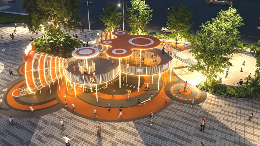 Foshan Yueran Plaza · Children's Non-Powered Playground Equipment