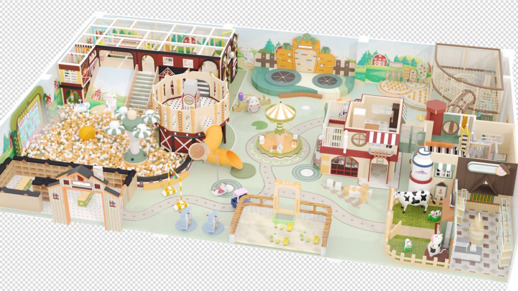 Farm Theme Playground for Warehouse