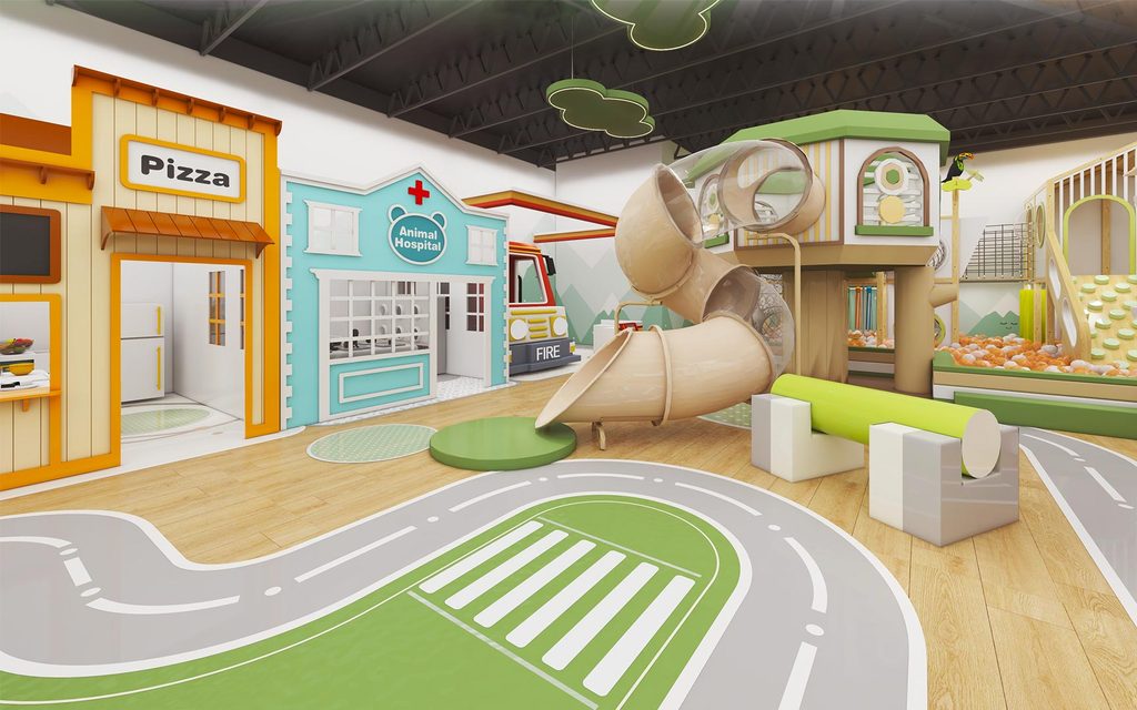 indoor playground layout
