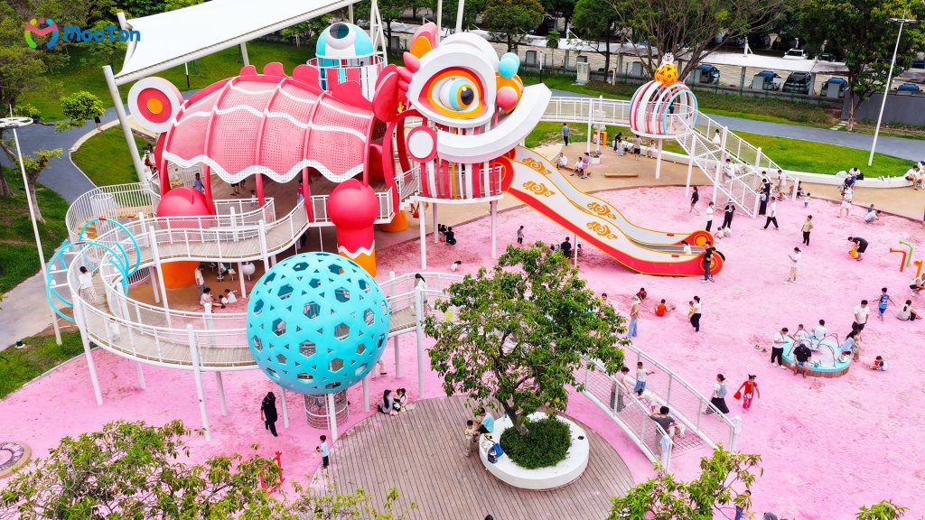 MooTon Custom Play Equipment|Lion-dance Theme Park