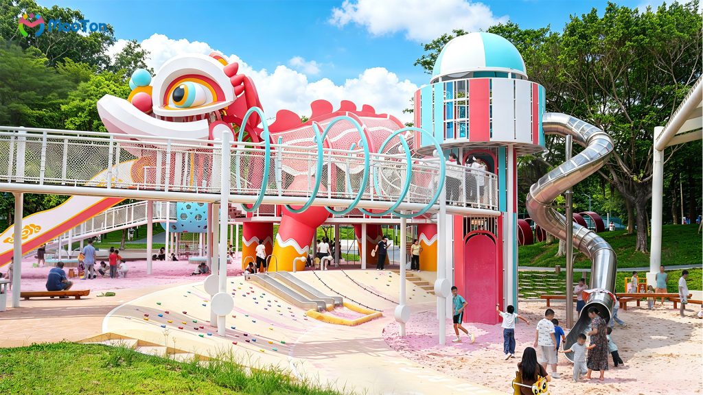 MooTon Custom Play Equipment|Lion-dance Theme Park