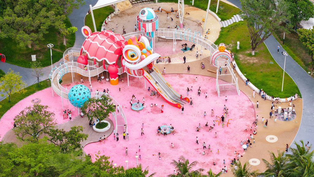 MooTon Custom Play Equipment|Lion-dance Theme Park