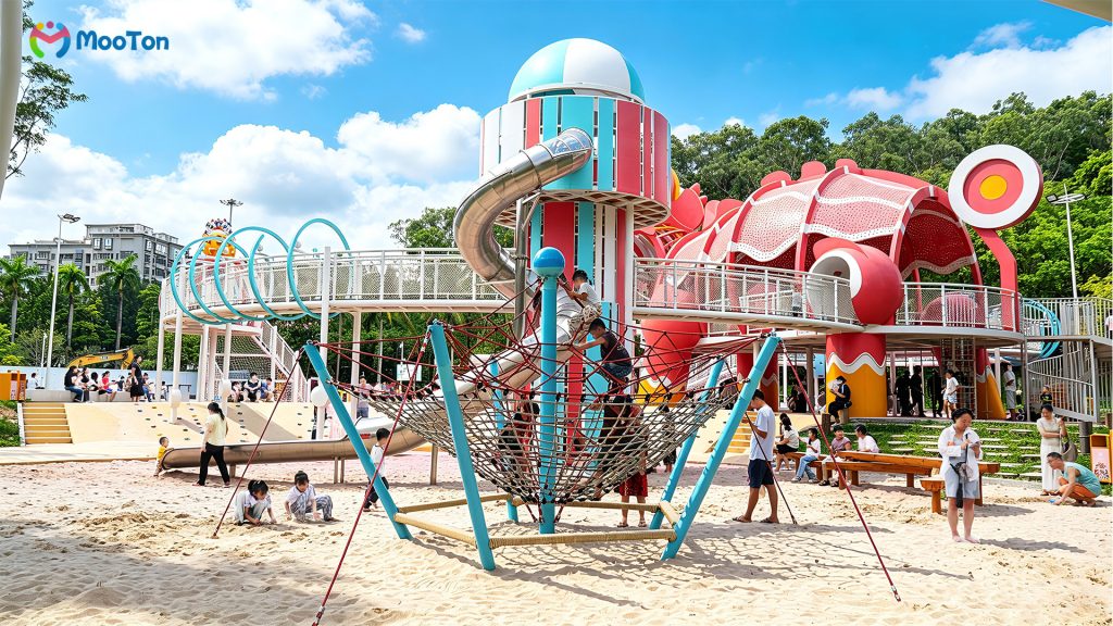 MooTon Custom Play Equipment|Lion-dance Theme Park