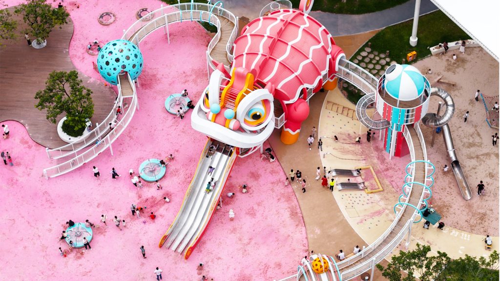 MooTon Custom Play Equipment|Lion-dance Theme Park